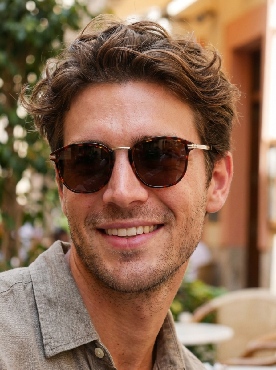 Boléro Roan — Retro Round Sunglasses