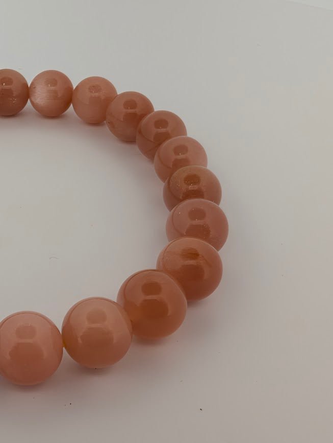 Golden Sunstone Bracelet — 8mm Beads