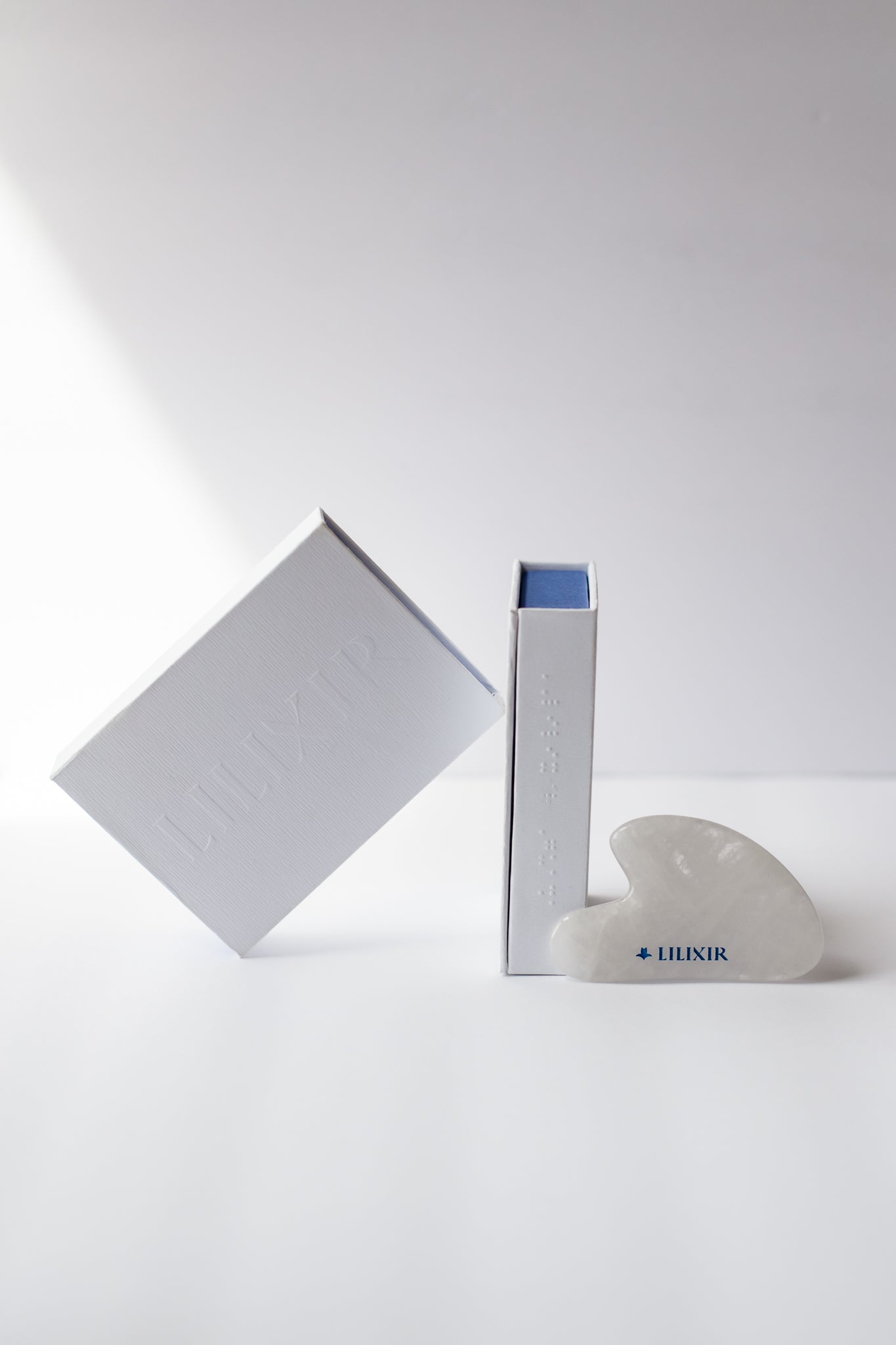 White Crystal Gua Sha Acupressure Tool