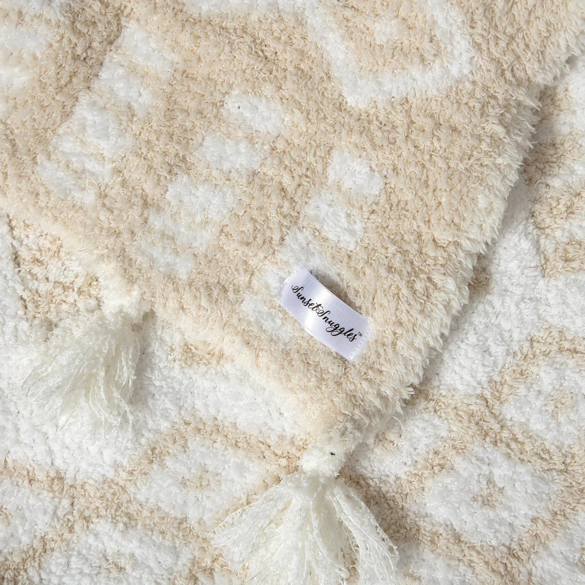Birch & Marshmallow Tassel Extended Throw Blanket