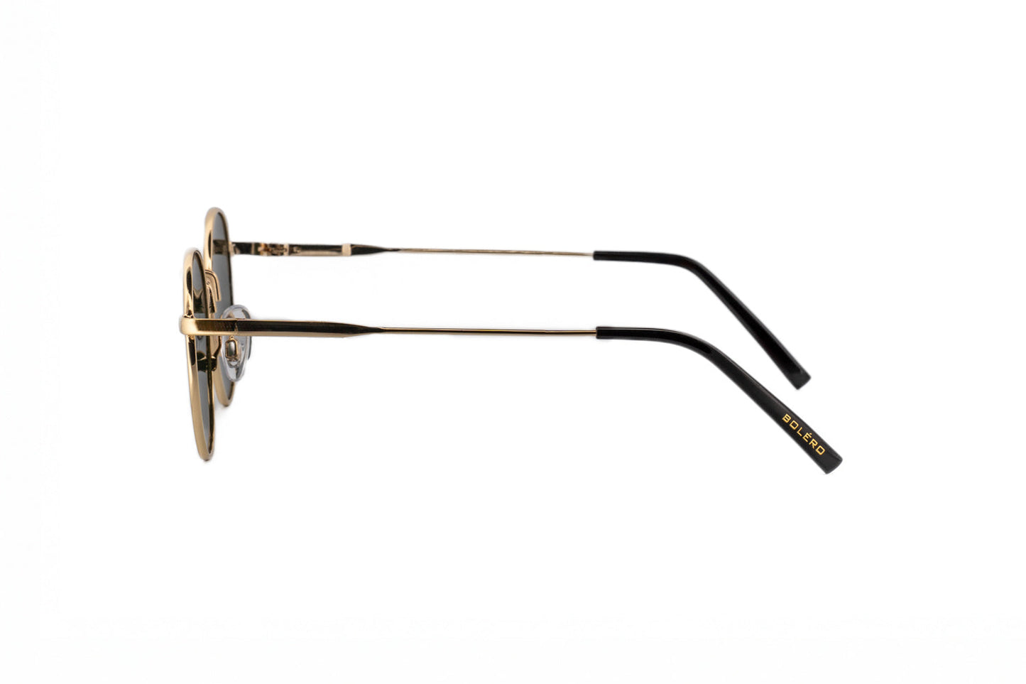 Boléro Sage — Round Metal Sunglasses