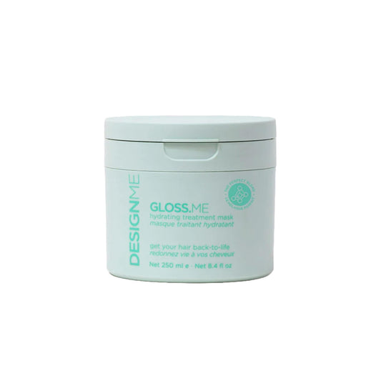 Design.Me GLOSS.ME Hydrating Treatment Mask | Deep Conditioning Hair Mask for All Hair Types | Made With Argan Oil for Frizz Control and Shine | Mask for Dry, Damaged & Frizzy Hair | Color Safe 🍁 All In One Marketplace Canada