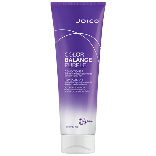 Joico Color Balance Purple Conditioner for Blonde Hair, Protection for Colour Treated Hair, Shields Damaged Hair, with Keratin and Green Tea Extract 🍁 All In One Marketplace Canada