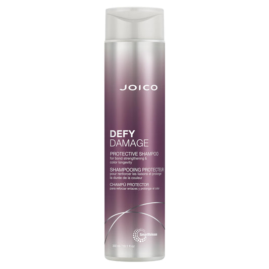 Joico Defy Damage Protective Shampoo | Bond Repair & Hair Treatment for Dry Damaged Hair | Strengthen & Rebuild Bonds | Heat Protectant with Moringa Oil, Sulfate-Free, Color Safe, 300mL 🍁 All In One Marketplace Canada