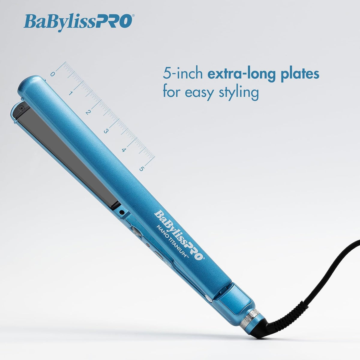 BaBylissPRO Nano Titanium & Ceramic Ultra-Slim Hair Straightener, Blue 🍁 All In One Marketplace Canada