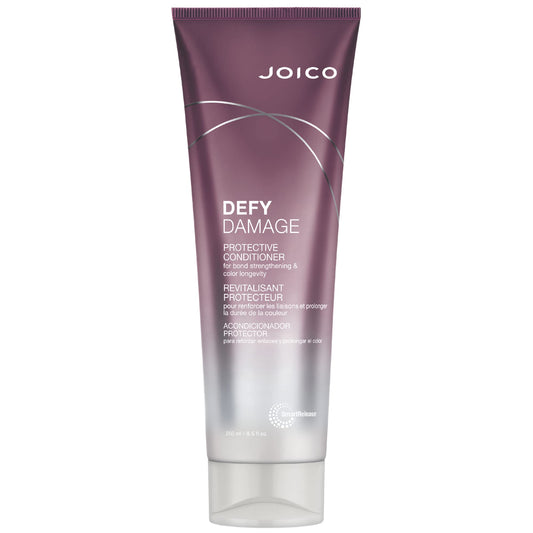 Joico Defy Damage Protective Conditioner | Bond Repair & Hair Treatment for Dry Damaged Hair | Strengthen & Rebuild Bonds | Heat Protectant with Moringa Oil, Sulfate-Free, Color Safe, 250mL 🍁 All In One Marketplace Canada