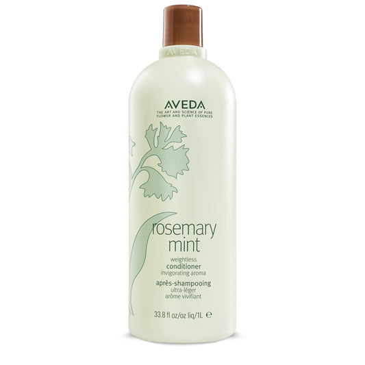Aveda Rosemary Mint Weightless Conditioner | Lightweight Daily Conditioner | Adds Body & Shine| for Normal to Oily Hair, Fine to Medium Hair Types | Colour Safe | 97% Naturally Derived*, 1000ml 🍁 All In One Marketplace Canada