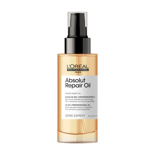 L’Oréal Professionnel Absolut Repair 10-in-1 Oil, Leave-In Hair Oil for Dry & Damaged Hair, Nourishes, Resurfaces & Protects, 90 ML 🍁 All In One Marketplace Canada