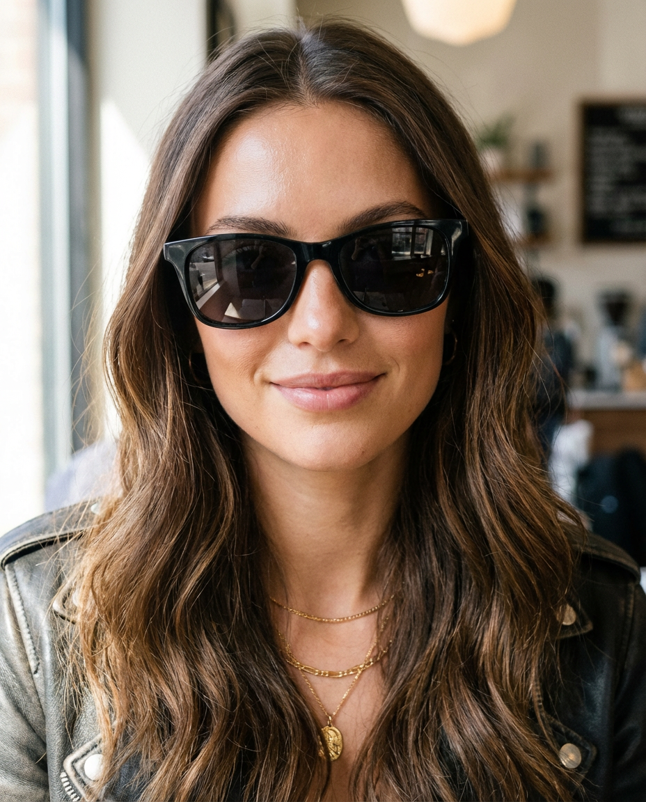 Boléro Luxor — Floating Wayfarer Polarized Sunglasses
