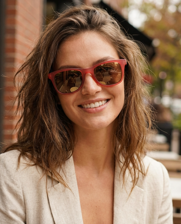 Boléro Luxor — Floating Wayfarer Polarized Sunglasses