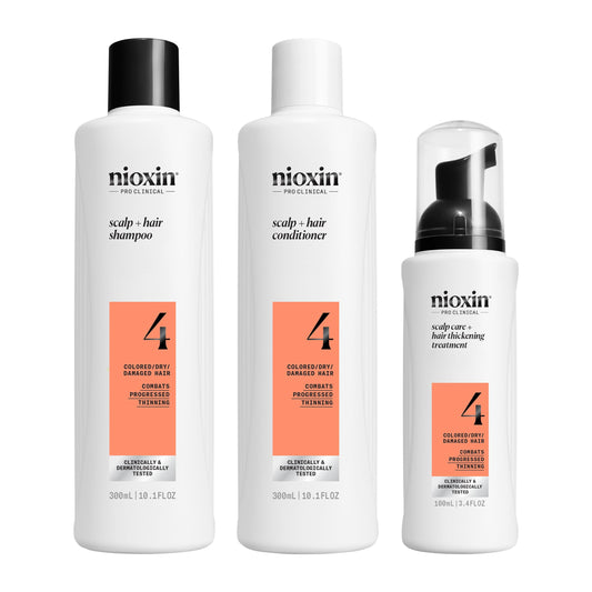 Nioxin Scalp + Hair Thickening System 4 - Hair Thickening System for Colored Or Dry Damaged Hair with Progressed Thinning, Full Size (Packaging May Vary) 🍁 All In One Marketplace Canada