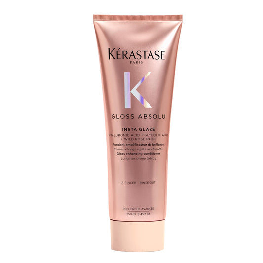 Kérastase Gloss Absolu Conditioner, Anti-frizz, Glossy & Illuminating Conditioner, Gloss Effect for Bouncy Hair, For All Hair Types, Vegan Formula with Wild Rose in Oil, Hyaluronic Acid & Glycine, 250 ml 🍁 All In One Marketplace Canada