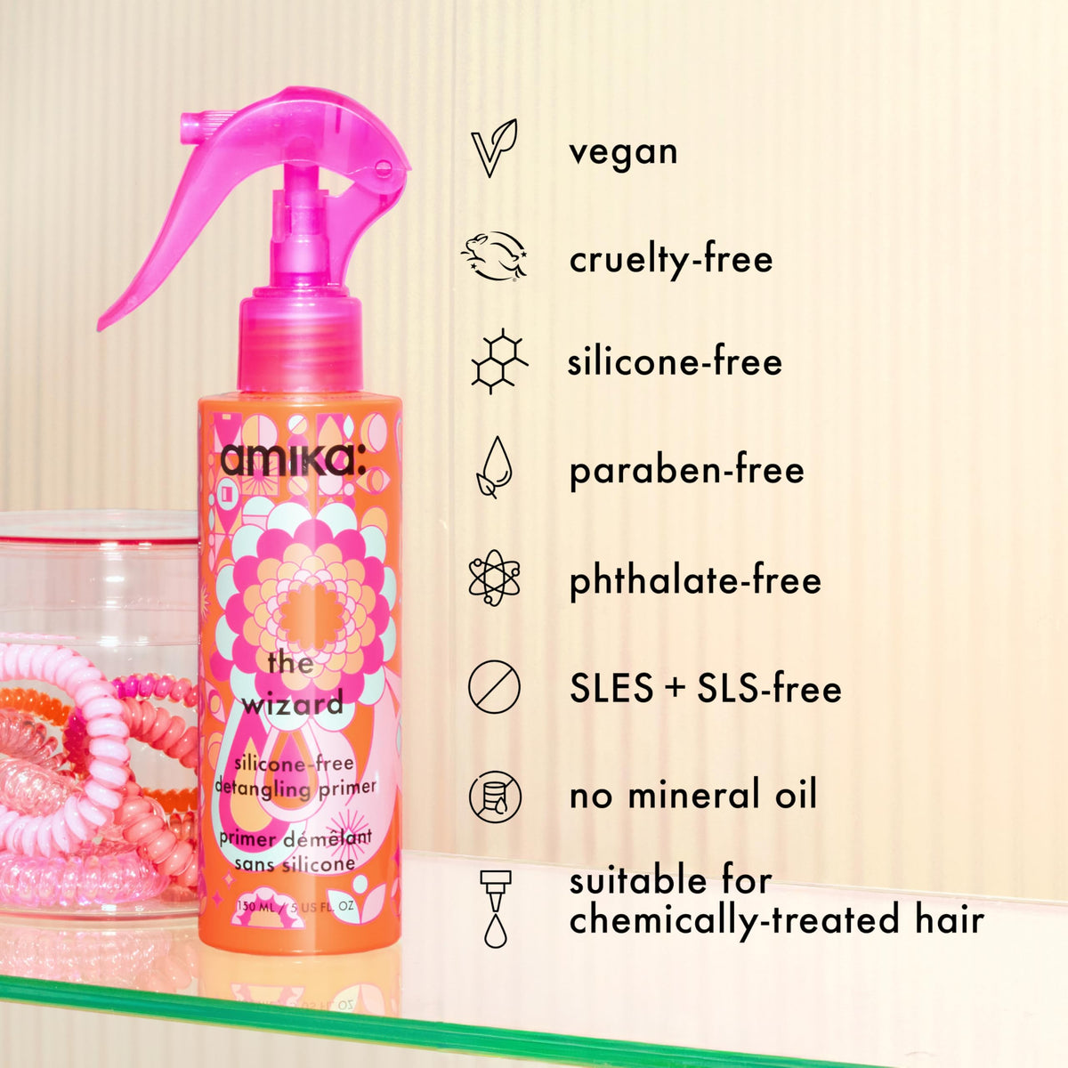 amika the wizard silicone-free detangling hair primer, 5oz 🍁 All In One Marketplace Canada