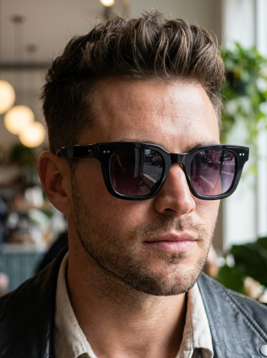 Boléro Verdene — Bold Square Sunglasses
