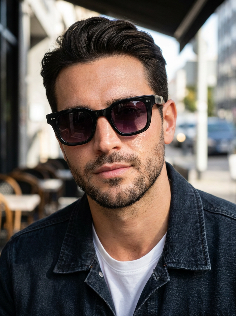 Boléro Verdene — Bold Square Sunglasses