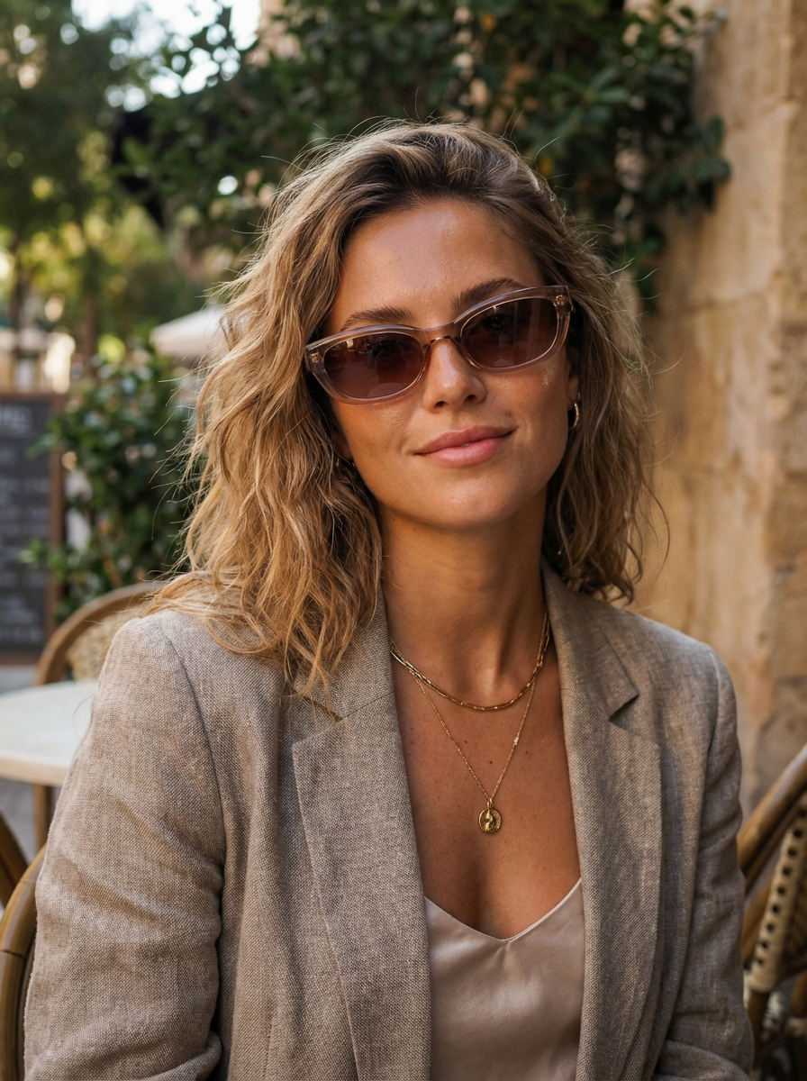 Boléro Elira — Retro Cat-Eye Sunglasses