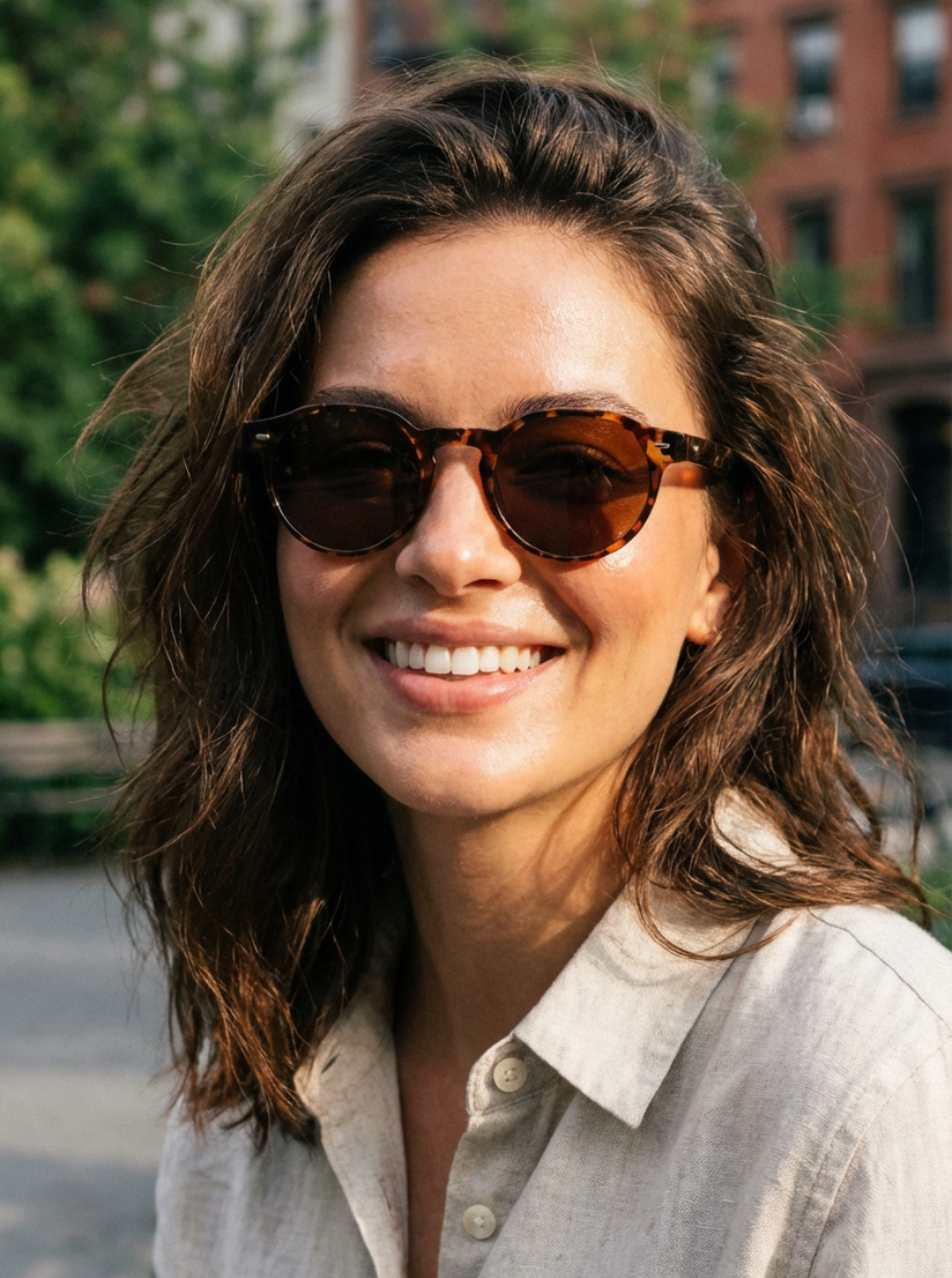 Boléro Brody — Round Keyhole Bridge Sunglasses