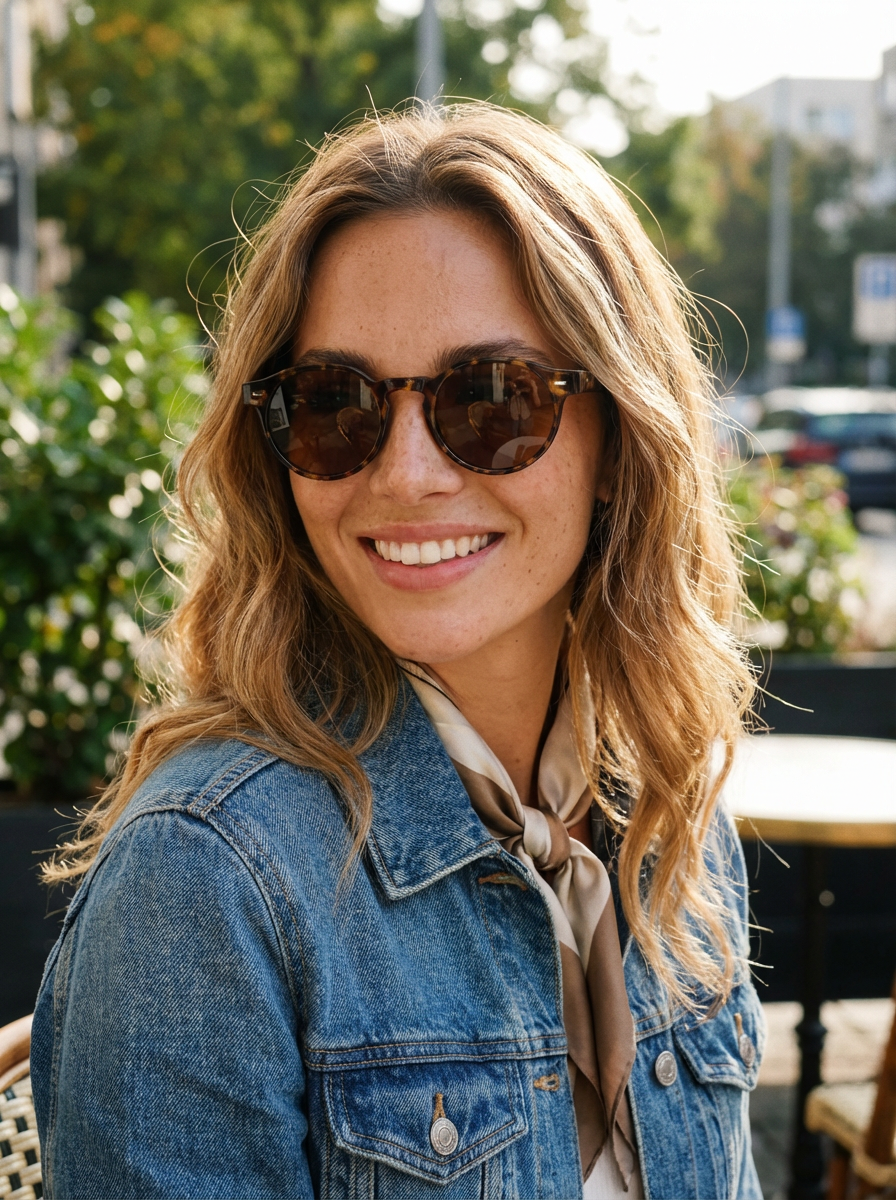 Boléro Brody — Round Keyhole Bridge Sunglasses