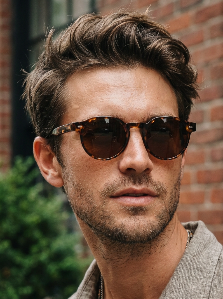 Boléro Brody — Round Keyhole Bridge Sunglasses