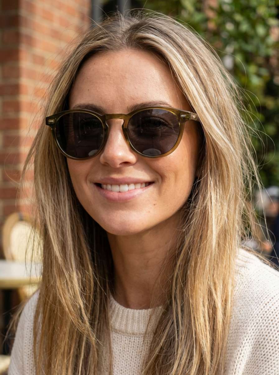 Boléro Briar — Round Keyhole Bridge Sunglasses
