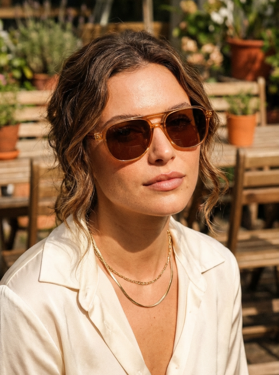 Boléro Zephyr — Retro Aviator Sunglasses