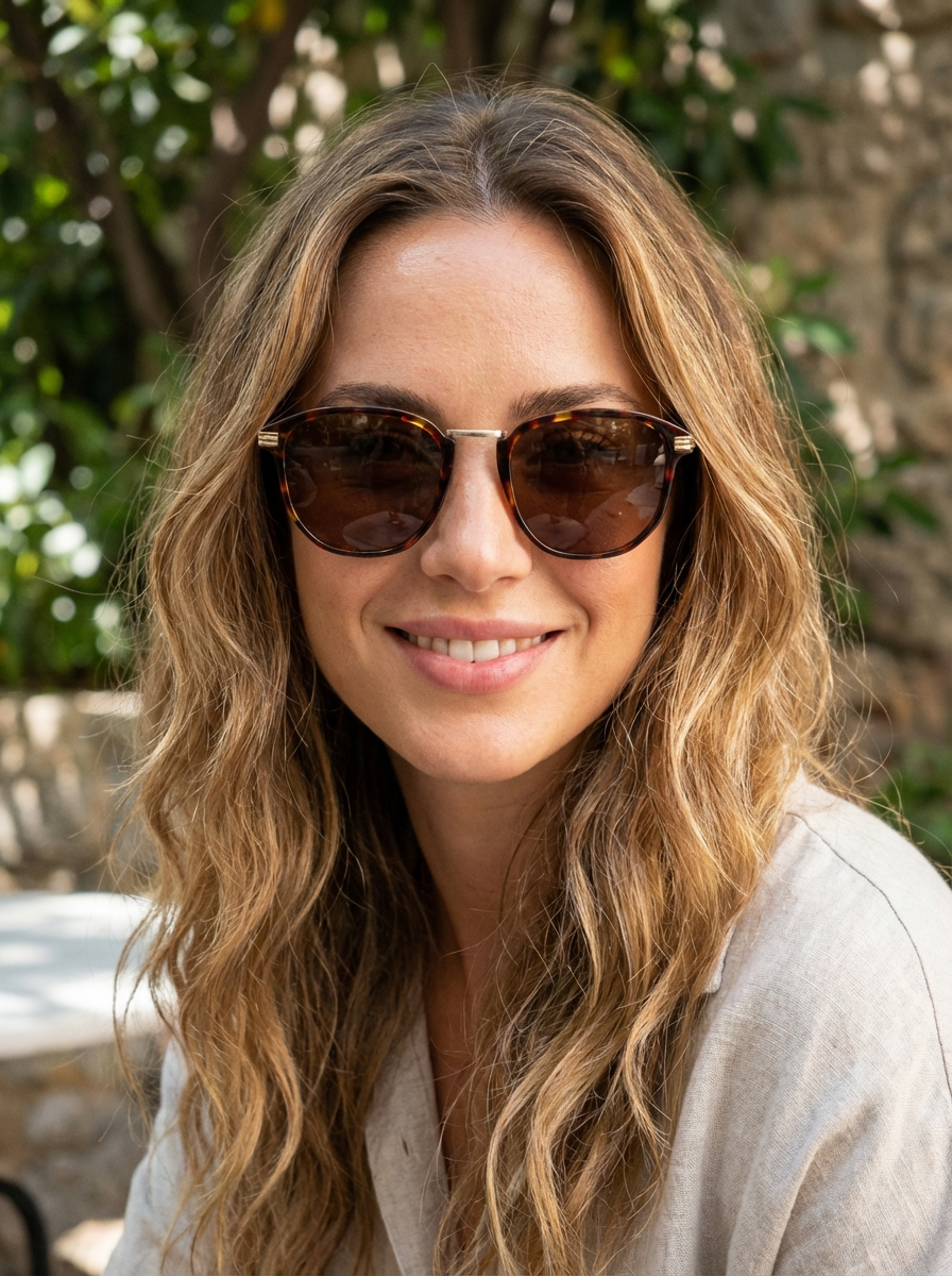 Boléro Roan — Retro Round Sunglasses