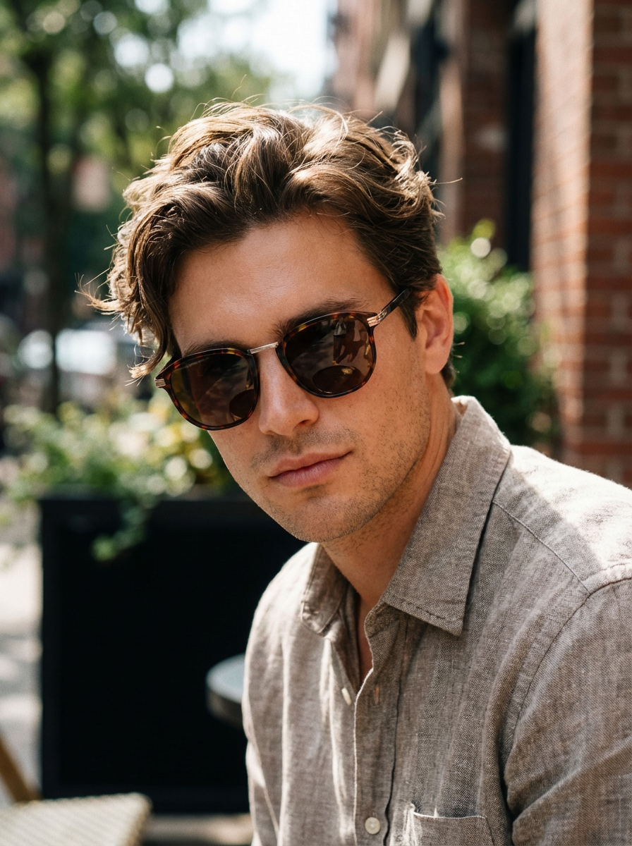 Boléro Roan — Retro Round Sunglasses