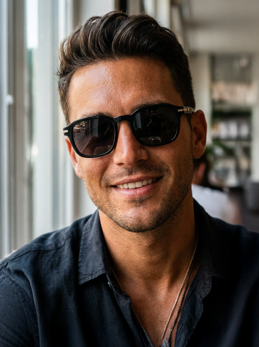Boléro Quinn — Retro Square Sunglasses