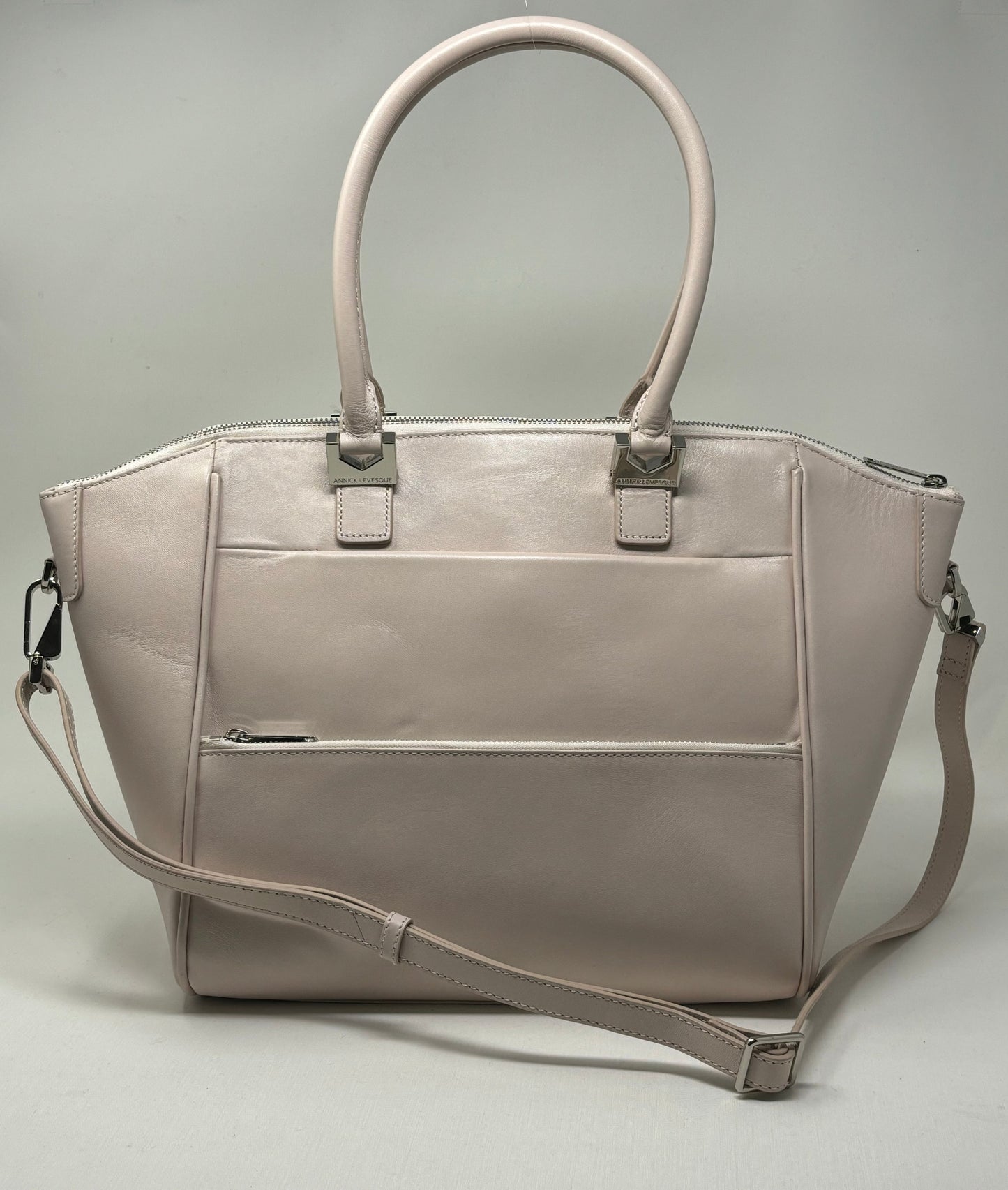 Sac à Main en Cuir rose blush | Mona Moyen