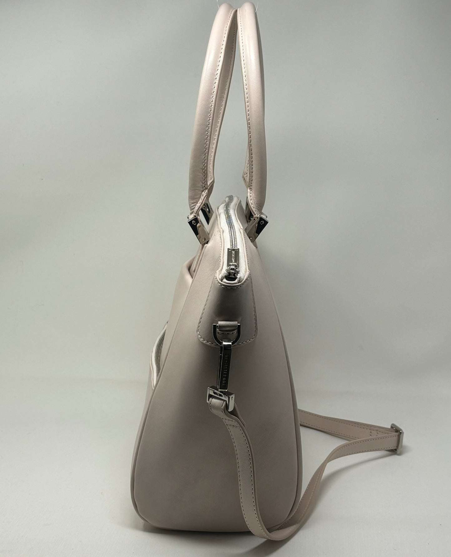 Sac à Main en Cuir rose blush | Mona Moyen