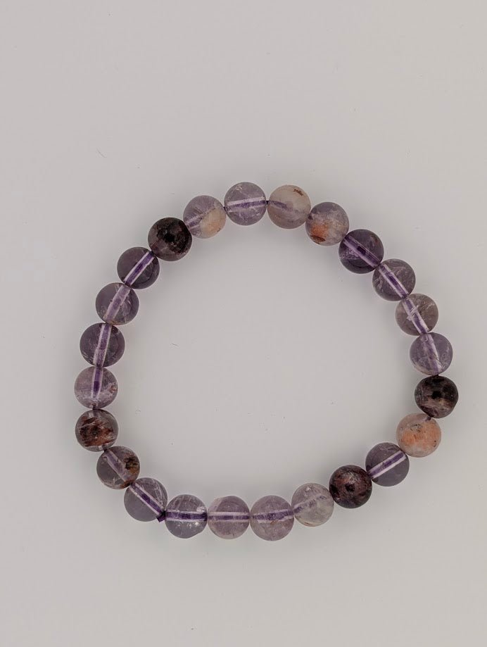 Amethyst Garden Quartz Bracelet — 6mm & 8mm