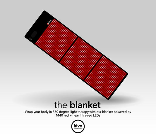 Kivo Blanket: Get wrapped up in our Red Light Blanket RED & NEAR-INFRARED