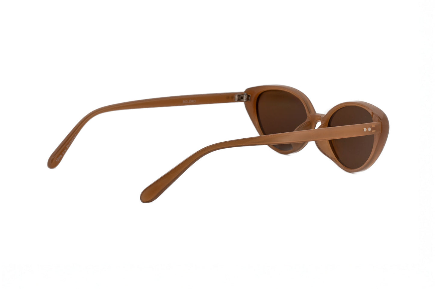 Boléro Cruz — Retro Slim Cat-Eye Sunglasses