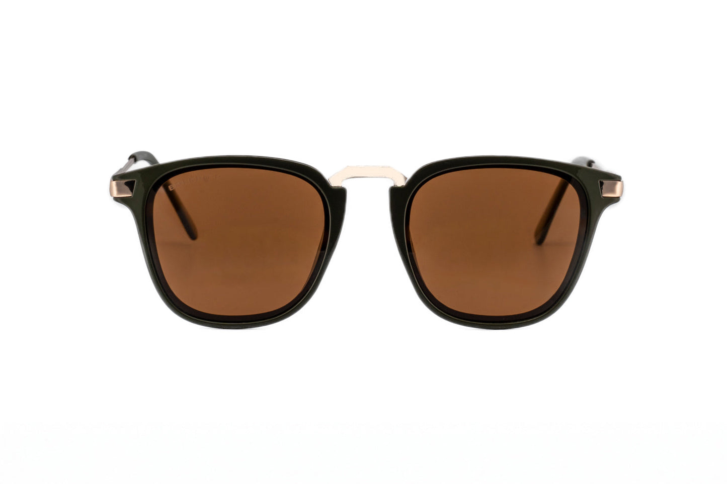 Boléro Maven — Matte Black Square Keyhole Sunglasses