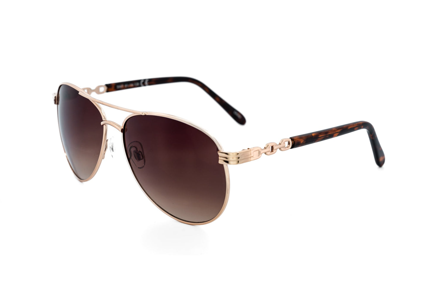 Boléro Riviera — Women's Gold Aviator Sunglasses