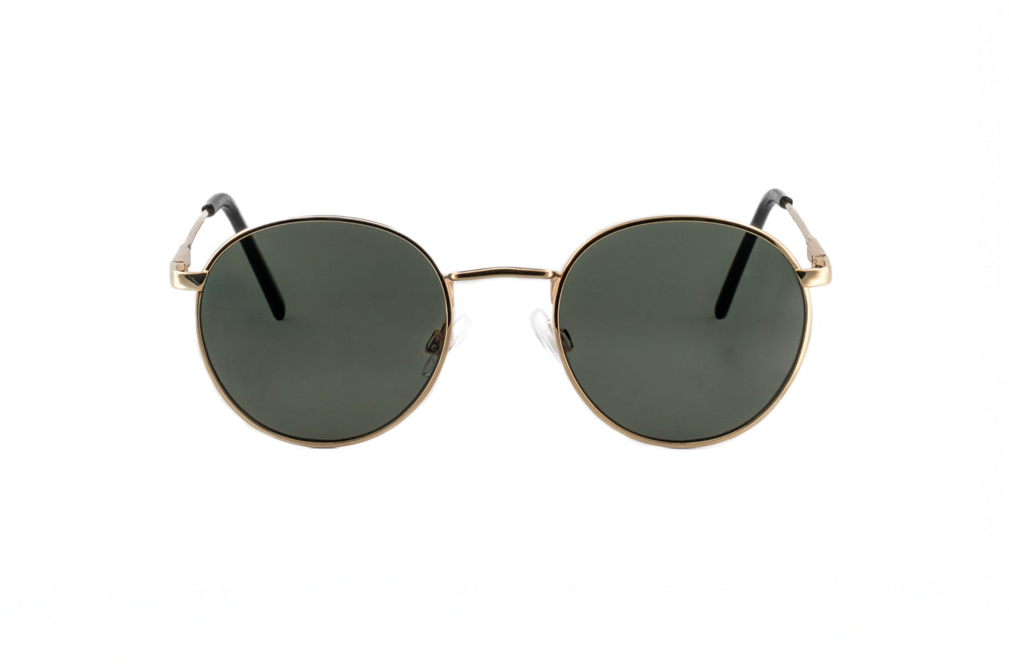 Boléro Sage — Round Metal Sunglasses