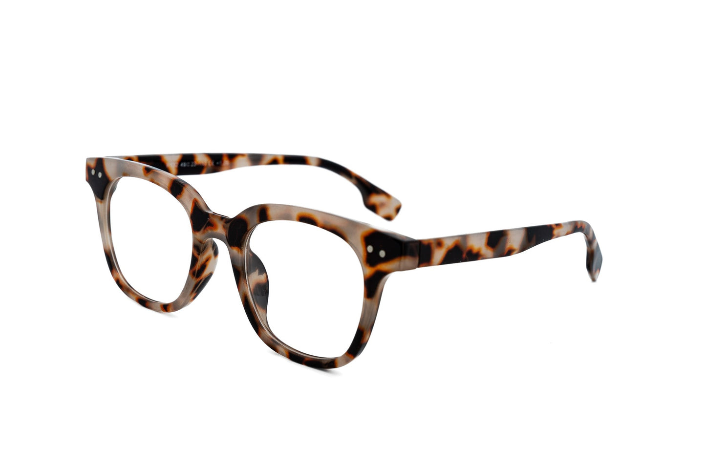Boléro Wexley — Pink Tortoise Oversized Reading Glasses