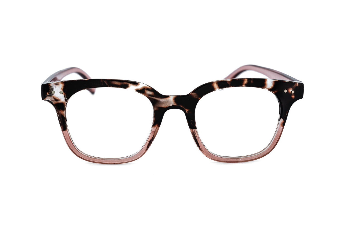 Boléro Wexley — Pink Tortoise Oversized Reading Glasses