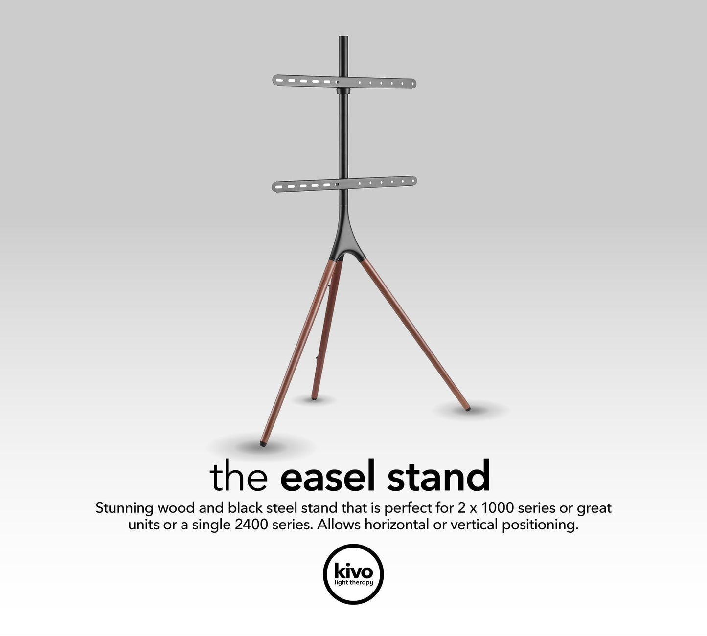 Kivo Easel: Red Light Stand