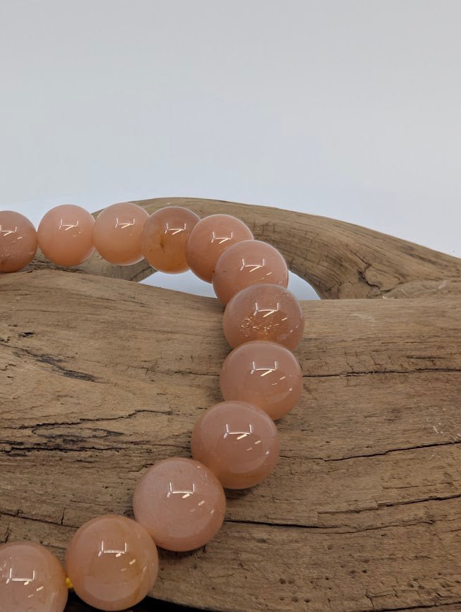 Golden Sunstone Bracelet — 8mm Beads