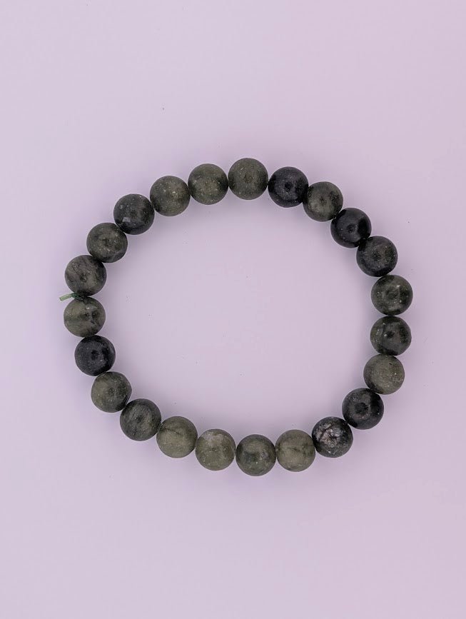 Green Jade Bracelet — 8mm Beads