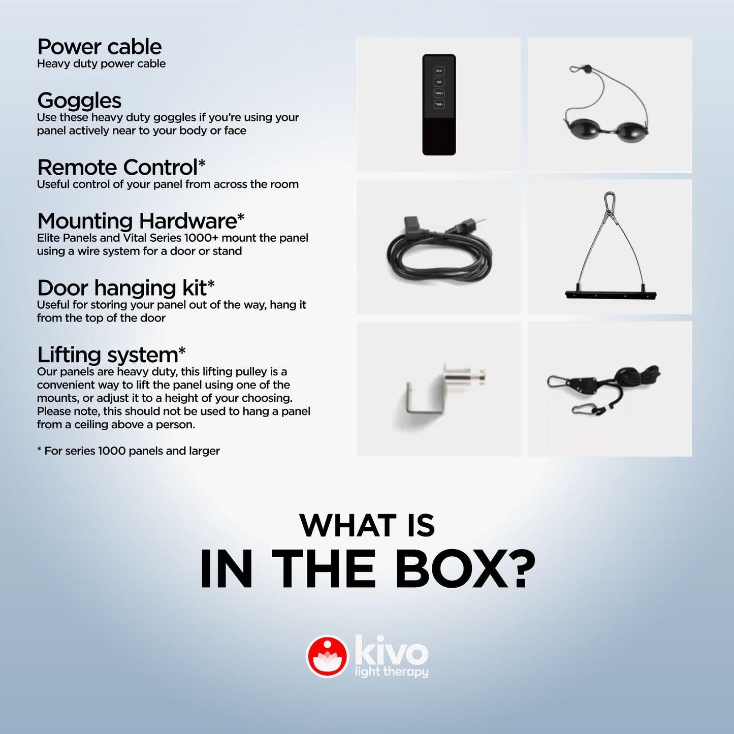 Kivo Elite 1000: Premium Medium Full Body Red Light Therapy Panel