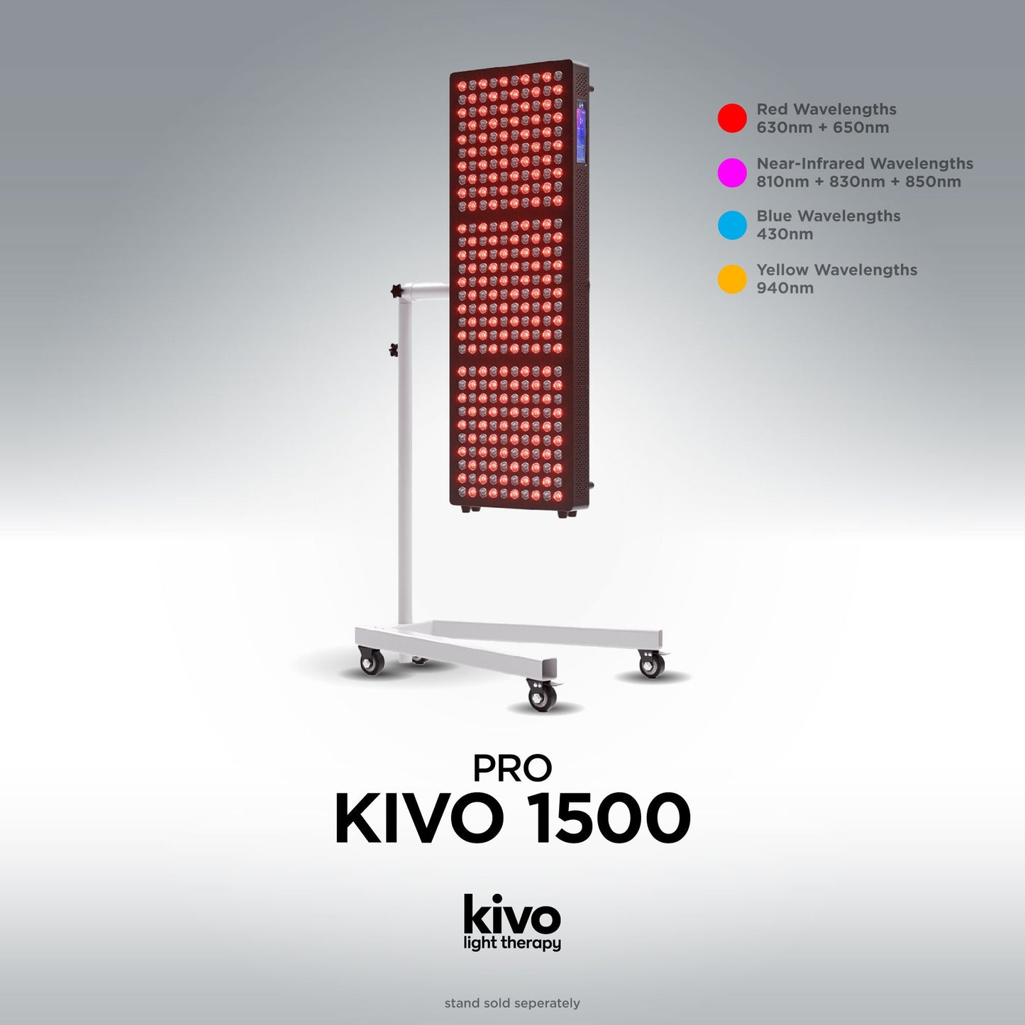 Kivo Pro 1500: Premium Large Red Light Therapy Panel
