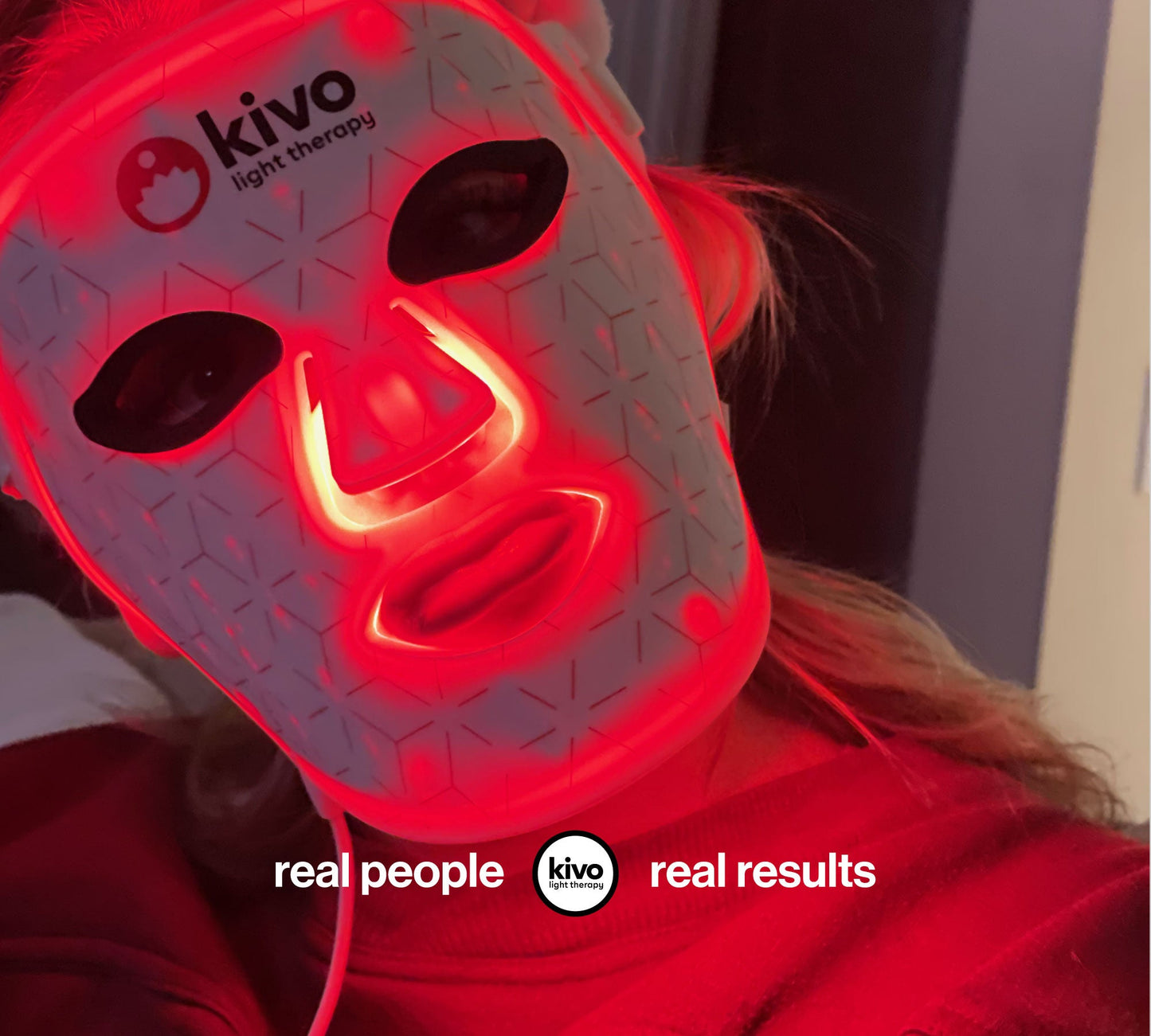 Kivo Elite Face: Red Light Therapy Face Mask