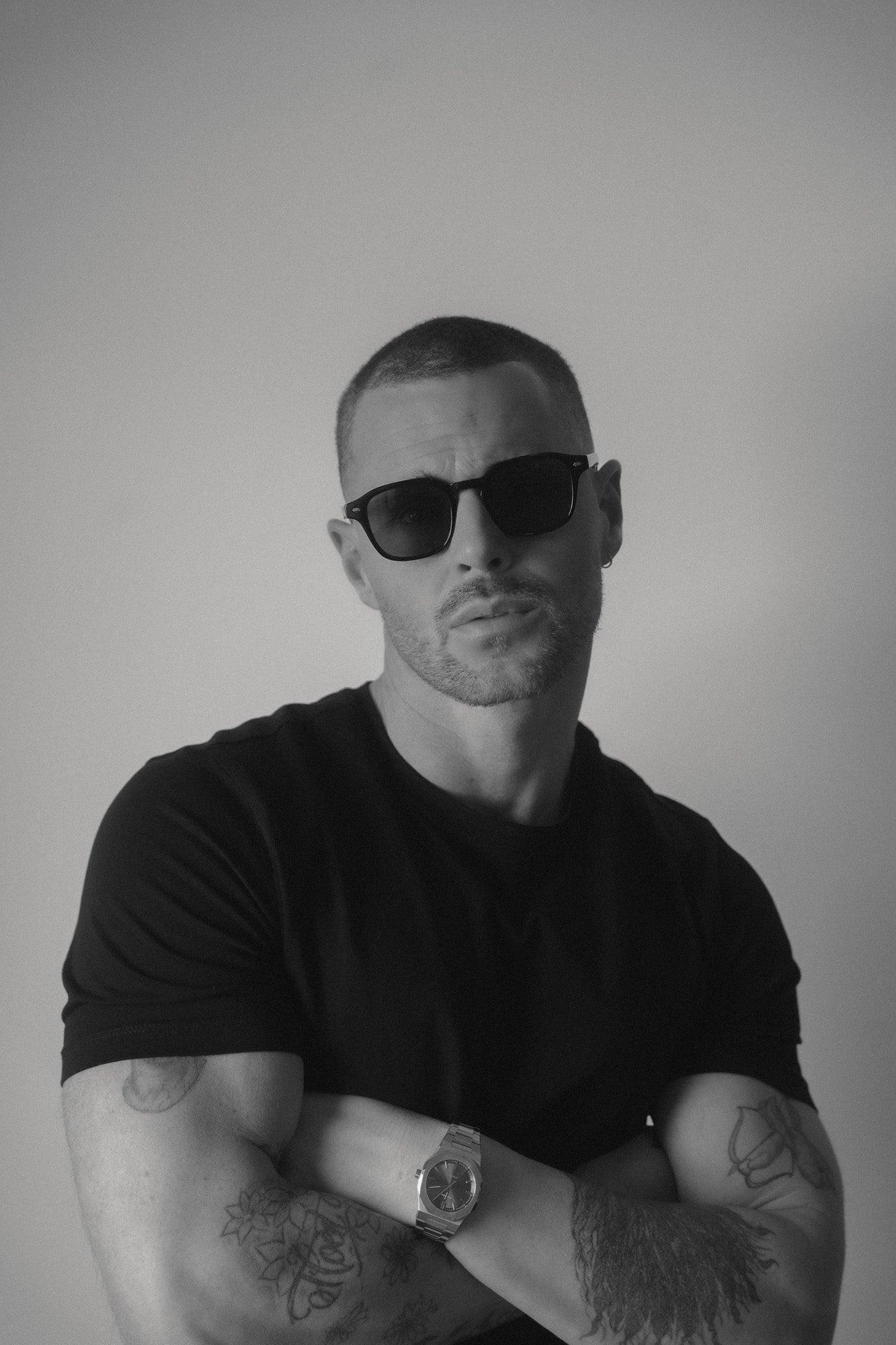 Boléro Ryan — Retro Square Keyhole Sunglasses