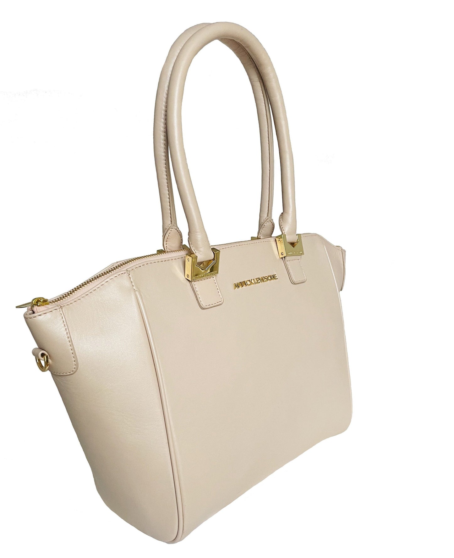Sac à Main en Cuir rose blush | Mona Moyen